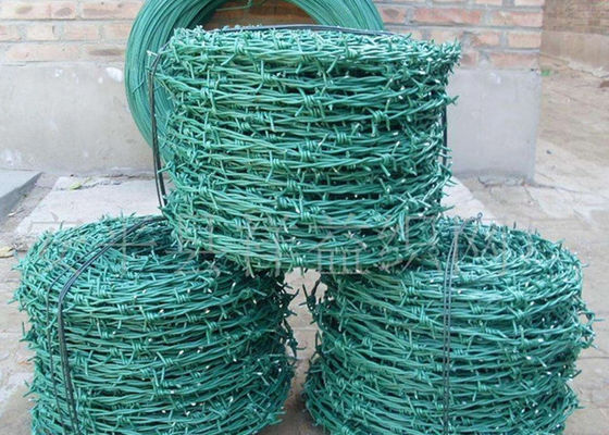 Hàng rào dây thép gai có độ bền kéo cao bằng nhựa PVC