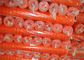 Chiều rộng lưới hàng rào màu cam 70 X 40mm Ldpe 1m
